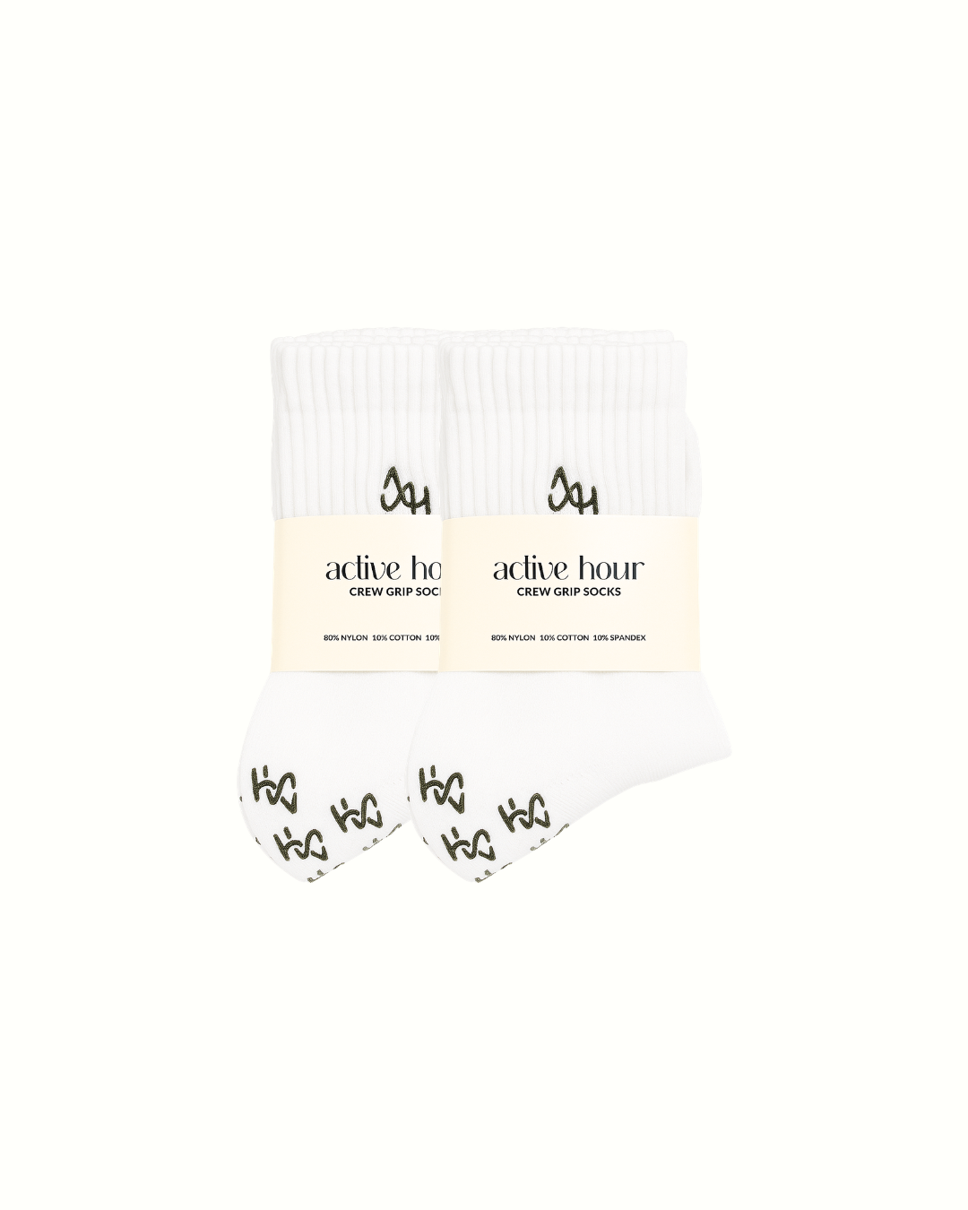 2-Pack Crew Grip Socks