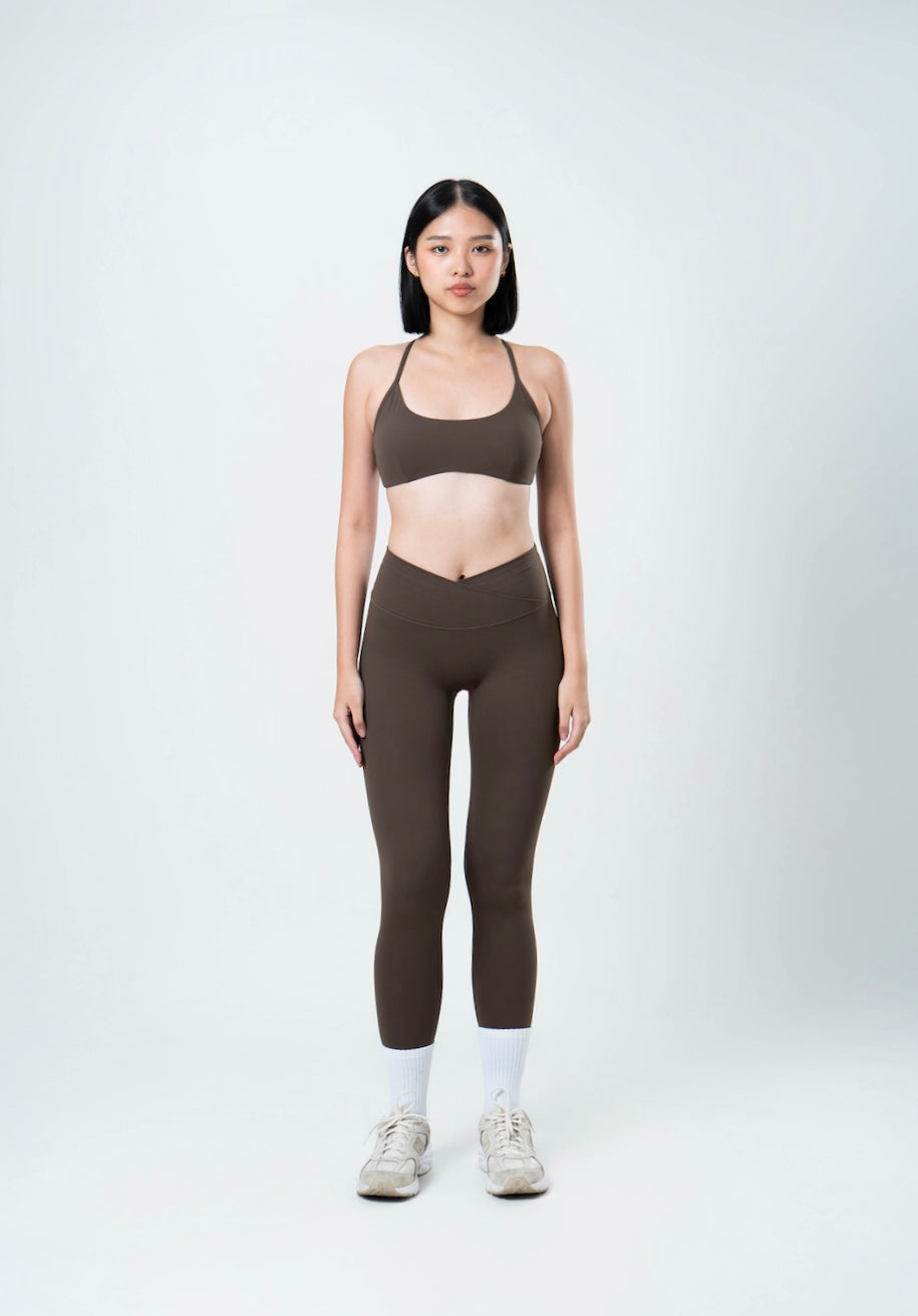 AeroLuxe Crossover Full Length Leggings